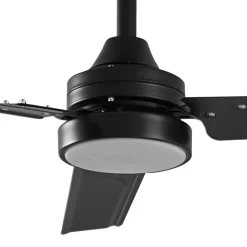 Lindby Loftventilatorer > LED-loftventilator Aerallo, sort, CCT, støjsvag
