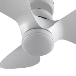 Lindby Loftventilatorer > LED-loftventilator Enon, hvid, DC-motor, støjsvag