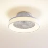 Lindby Loftventilatorer > LED-loftventilator Mace, hvid, støjsvag, CCT