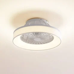 Lindby Loftventilatorer > LED-loftventilator Mace, hvid, støjsvag, CCT