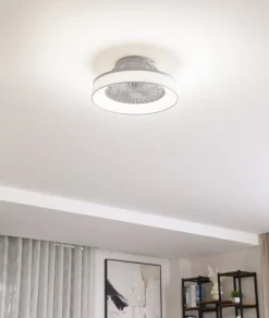 Lindby Loftventilatorer > LED-loftventilator Mace, hvid, støjsvag, CCT