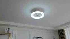 Lindby Loftventilatorer > LED-loftventilator Mace, hvid, støjsvag, CCT