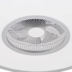 Loftventilatorer ^ Lindby LED-loftventilator Romea, rund, DC, støjsvag, 60 cm