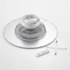 Loftventilatorer ^ Lindby LED-loftventilator Romea, rund, DC, støjsvag, 60 cm