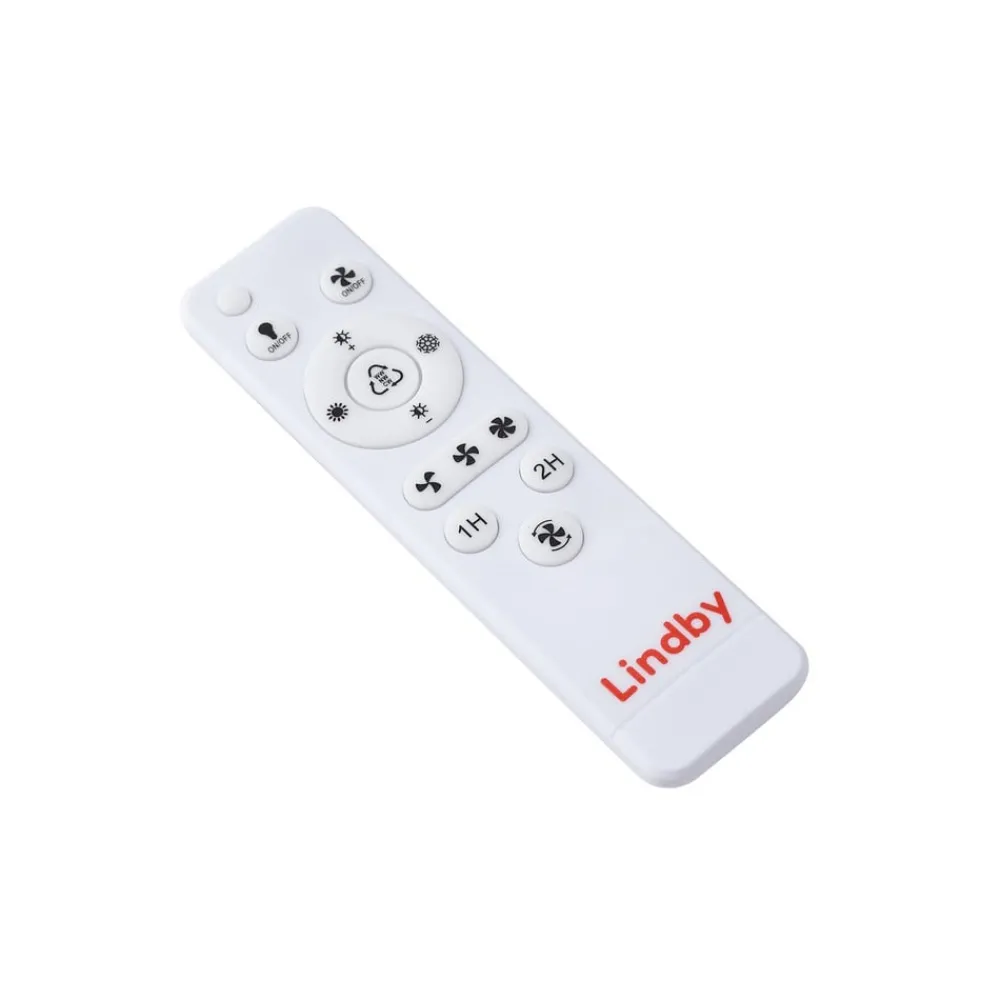 Lindby Loftventilatorer > LED-loftventilator Teleo, Ø 58 cm, træfarvet, CCT