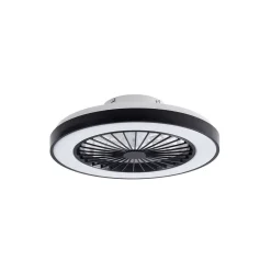 Loftventilatorer ^ Lindby LED-loftventilator Teleo, Ø48 cm, sort, DC, Tuya