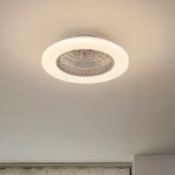 Lindby Loftventilatorer > LED-loftventilator Vedin, DC, støjsvag, Ø 49 cm, CCT