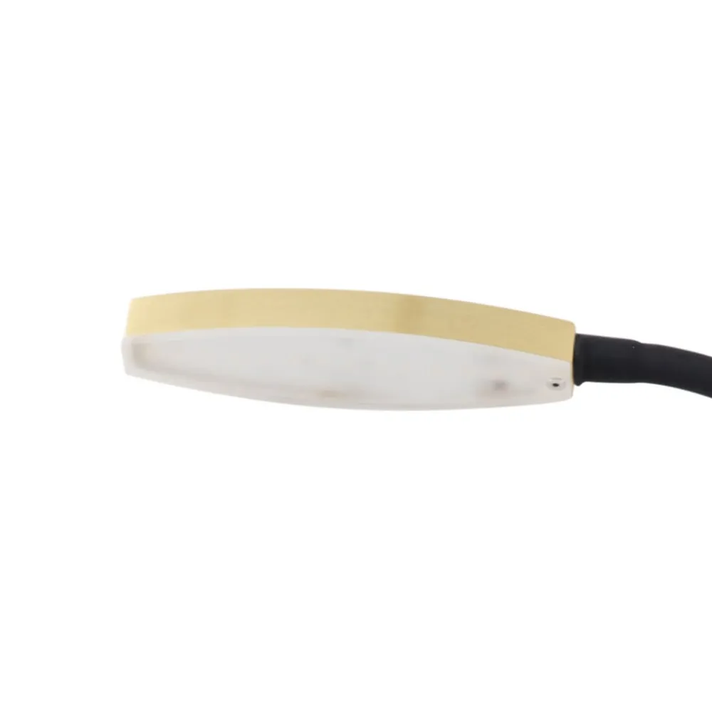 Væglamper|Væglamper ^ Lindby LED-læselampe Flexola, guld, rund, metal, stik