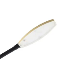 Væglamper|Væglamper ^ Lindby LED-læselampe Flexola, guld, rund, metal, stik