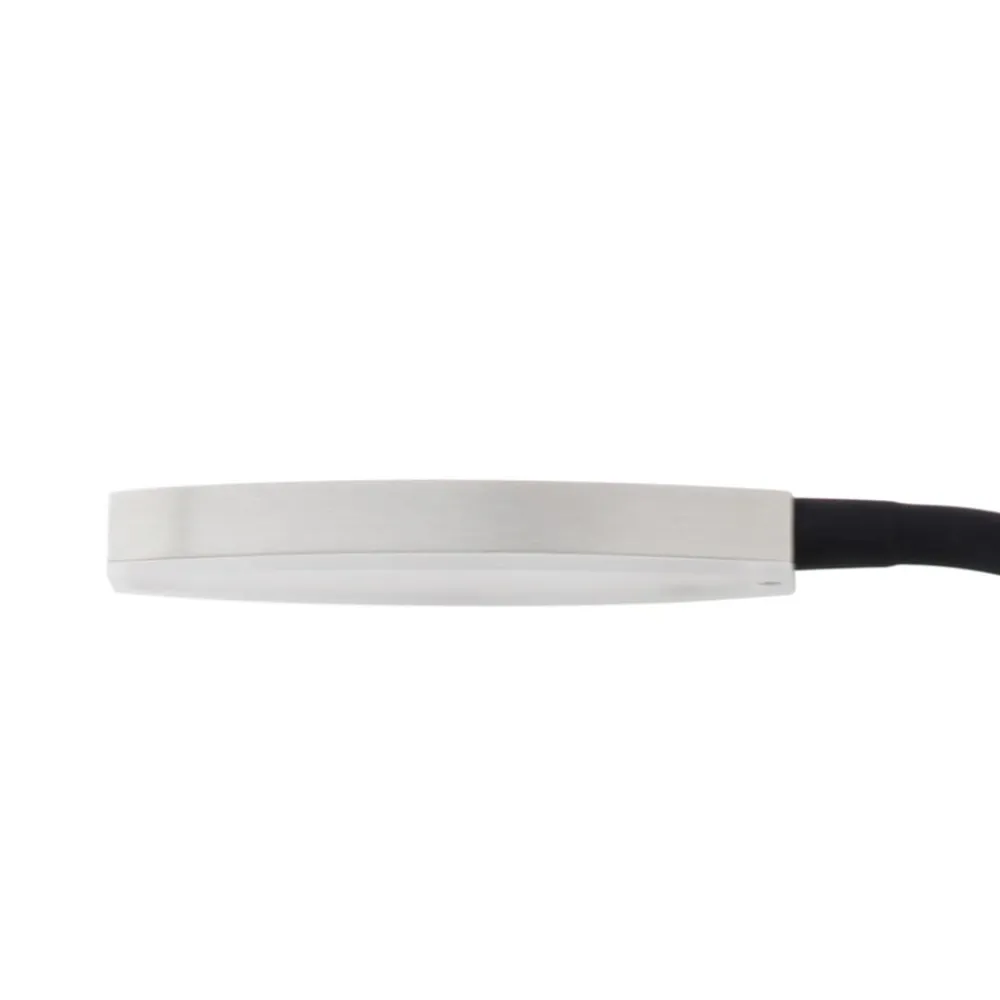 Væglamper|Væglamper ^ Lindby LED-læselampe Flexola, nikkel, rund, metal, stik