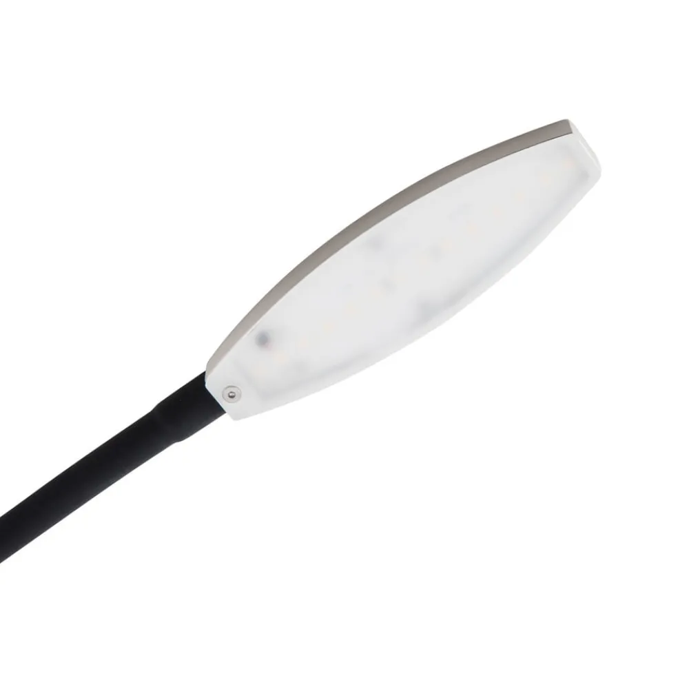 Væglamper|Væglamper ^ Lindby LED-læselampe Flexola, nikkel, rund, metal, stik