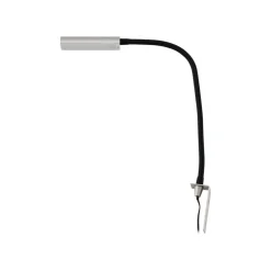 Væglamper|Væglamper ^ Lindby LED-læselampe Flexola, nikkel, kantet, metal, stik