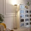 Lindby Gulvlamper|Gulvlamper > LED-læselampe Josefin, bronze, læselampe, dæmpbar