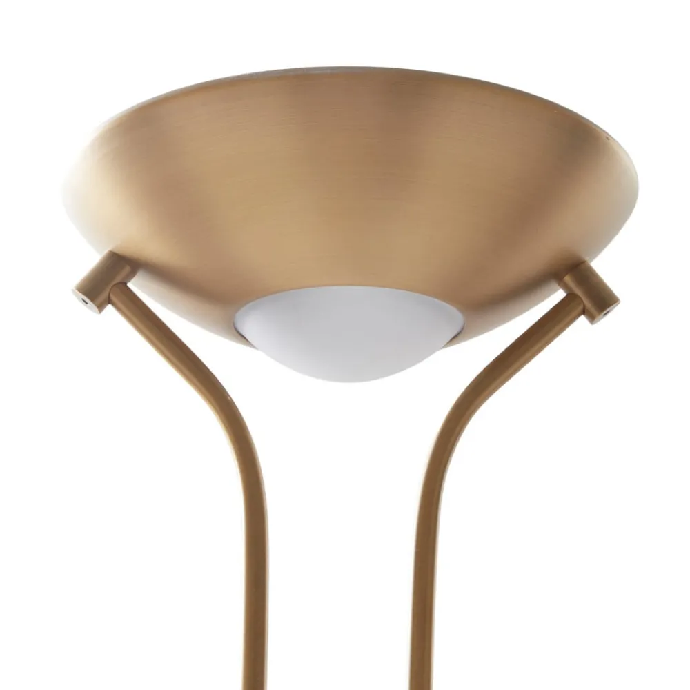Lindby Gulvlamper|Gulvlamper > LED-læselampe Josefin, bronze, læselampe, dæmpbar