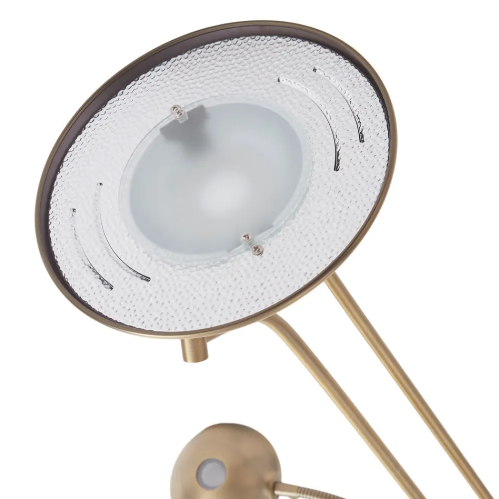 Lindby Gulvlamper|Gulvlamper > LED-læselampe Josefin, bronze, læselampe, dæmpbar