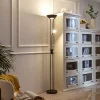 Gulvlamper|Gulvlamper ^ Lindby LED-læselampe Josefin, sort, læselampe, dæmpbar