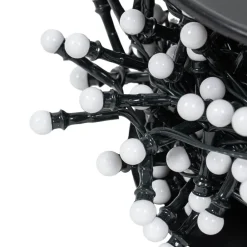 Lyskæde System|Dekorationsbelysning ^ Lindby LED lyskæde Miyu, RGB, timer, 15 m, IP44