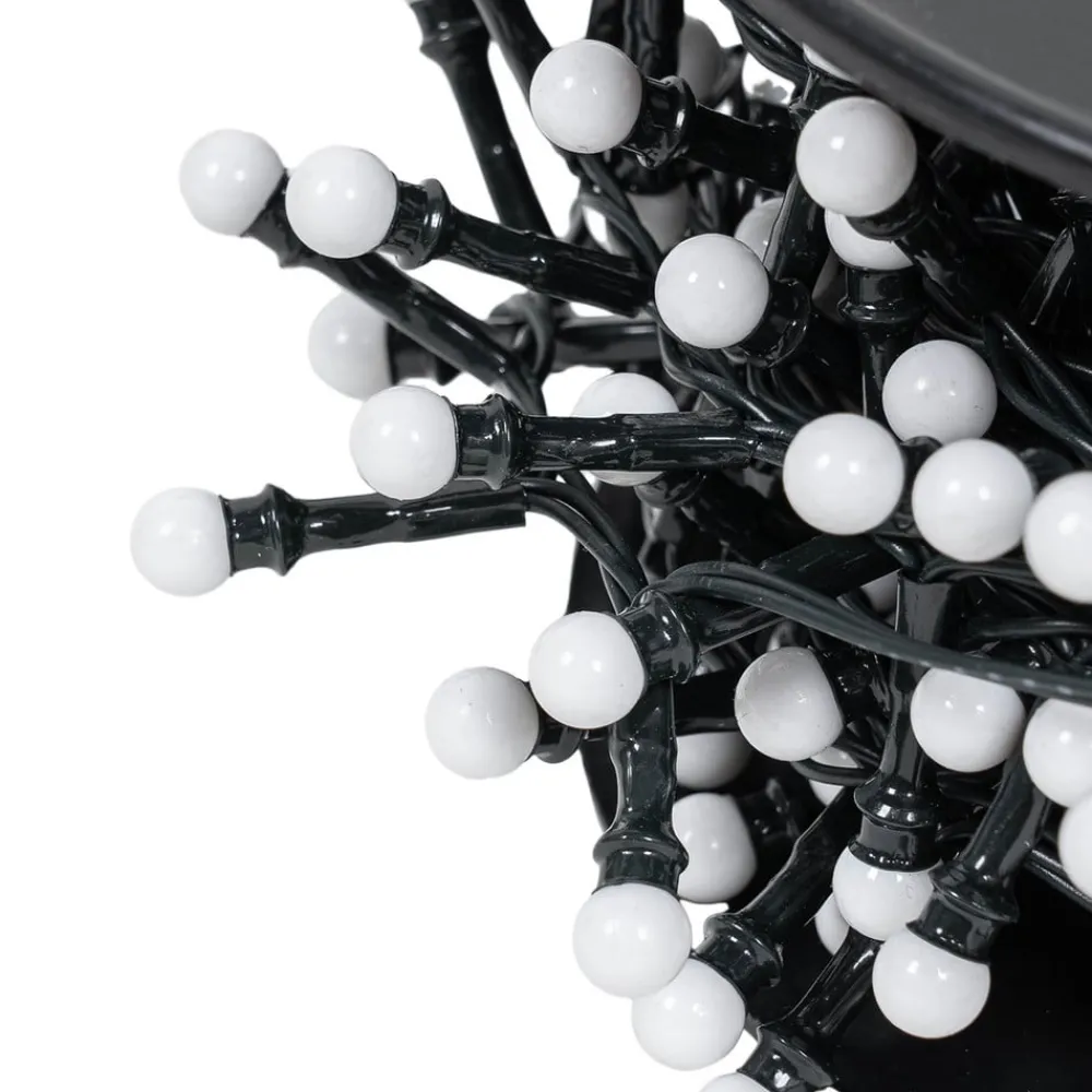 Lyskæde System|Dekorationsbelysning ^ Lindby LED lyskæde Miyu, RGB, timer, 15 m, IP44