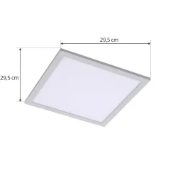 Lindby Arbejdsrum/Kontor|Gang > LED-panel Enhife, hvid, 30 x 30 cm, metal, 4.000 K