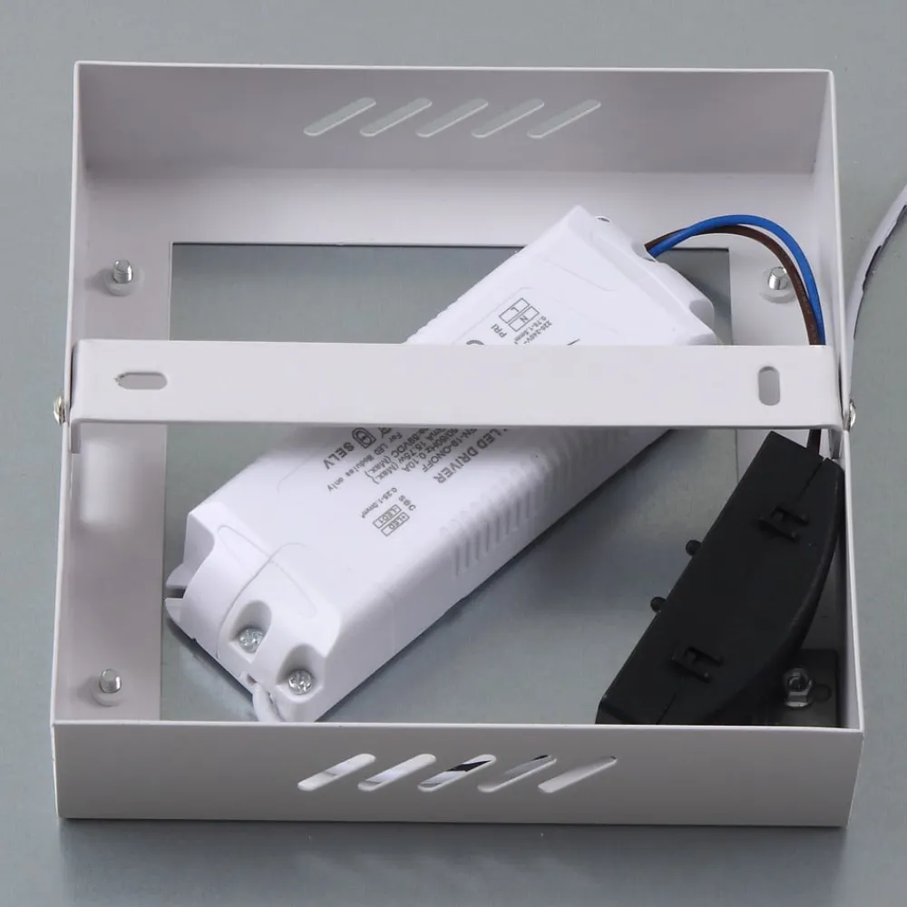Lindby Arbejdsrum/Kontor|Gang > LED-panel Enhife, hvid, 30 x 30 cm, metal, 4.000 K
