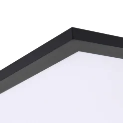 Lindby Arbejdsrum/Kontor|Gang > LED-panel Enhife, sort, 40 x 40 cm, metal, 4.000K
