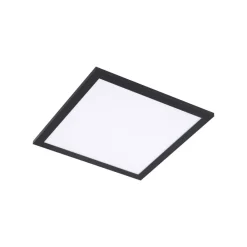 Lindby Arbejdsrum/Kontor|Gang > LED-panel Enhife, sort, 30 x 30 cm, metal, 4.000K