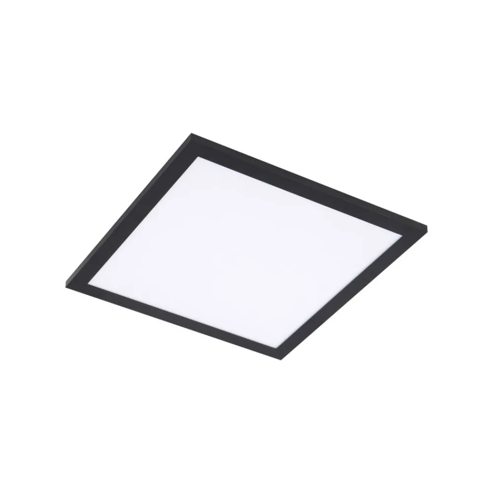 Lindby Arbejdsrum/Kontor|Gang > LED-panel Enhife, sort, 30 x 30 cm, metal, 4.000K