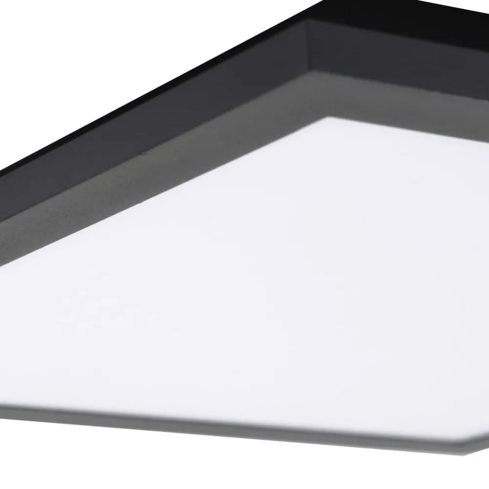 Lindby Arbejdsrum/Kontor|Gang > LED-panel Enhife, sort, 30 x 30 cm, metal, 4.000K