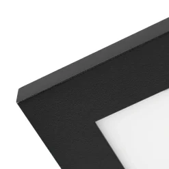 Arbejdsrum/Kontor|Gang ^ Lindby LED-panel Lamin, sort, 30 cm, CCT, dæmpbar, fjernbetjening