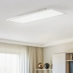 Lindby Arbejdsrum/Kontor|Gang > LED-panel Livel, CCT, 80 cm x 30 cm, fjernbetjening