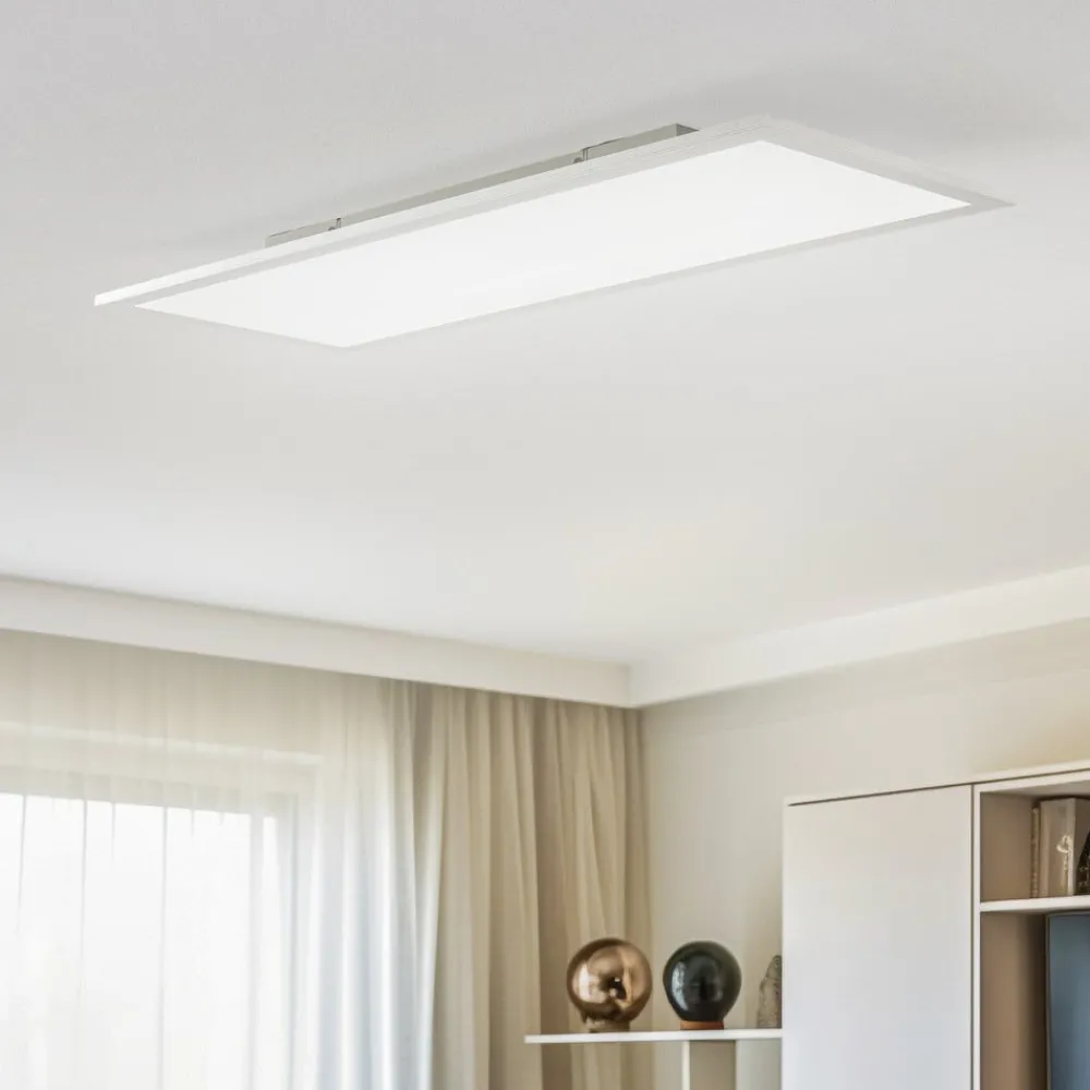 Lindby Arbejdsrum/Kontor|Gang > LED-panel Livel, CCT, 80 cm x 30 cm, fjernbetjening
