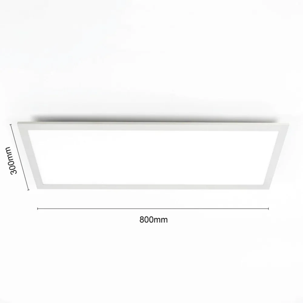 Lindby Arbejdsrum/Kontor|Gang > LED-panel Livel, CCT, 80 cm x 30 cm, fjernbetjening