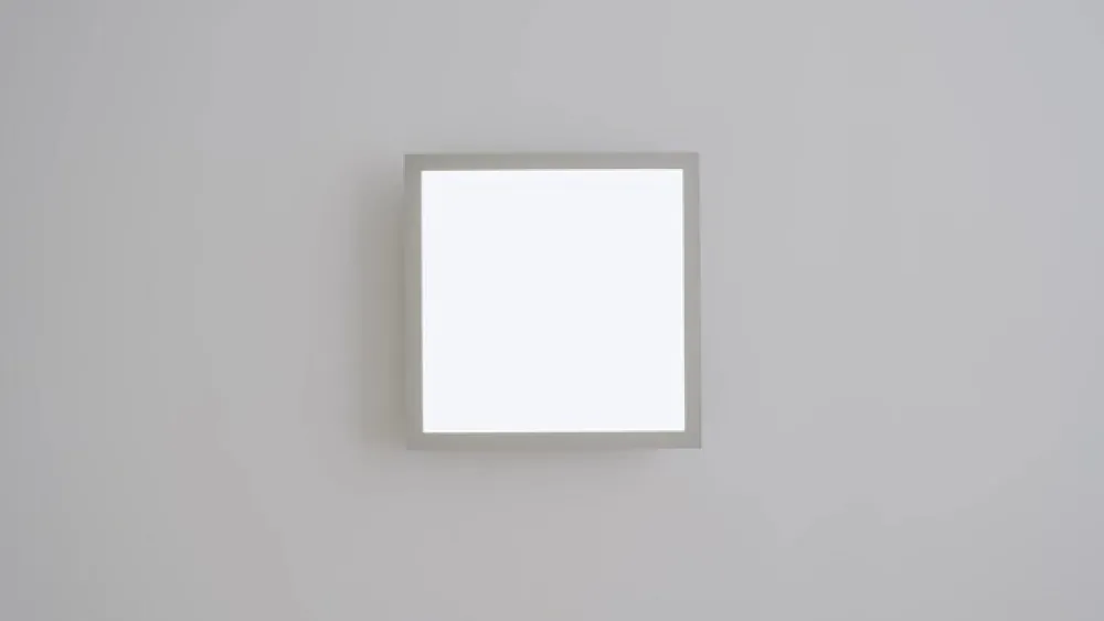 Arbejdsrum/Kontor|Gang ^ Lindby LED-panel Livel, CCT, 40 cm x 40 cm, fjernbetjening