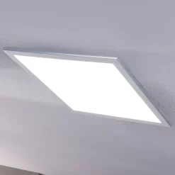 Arbejdsrum/Kontor|Gang ^ Lindby LED-panel Livel, CCT, 40 cm x 40 cm, fjernbetjening