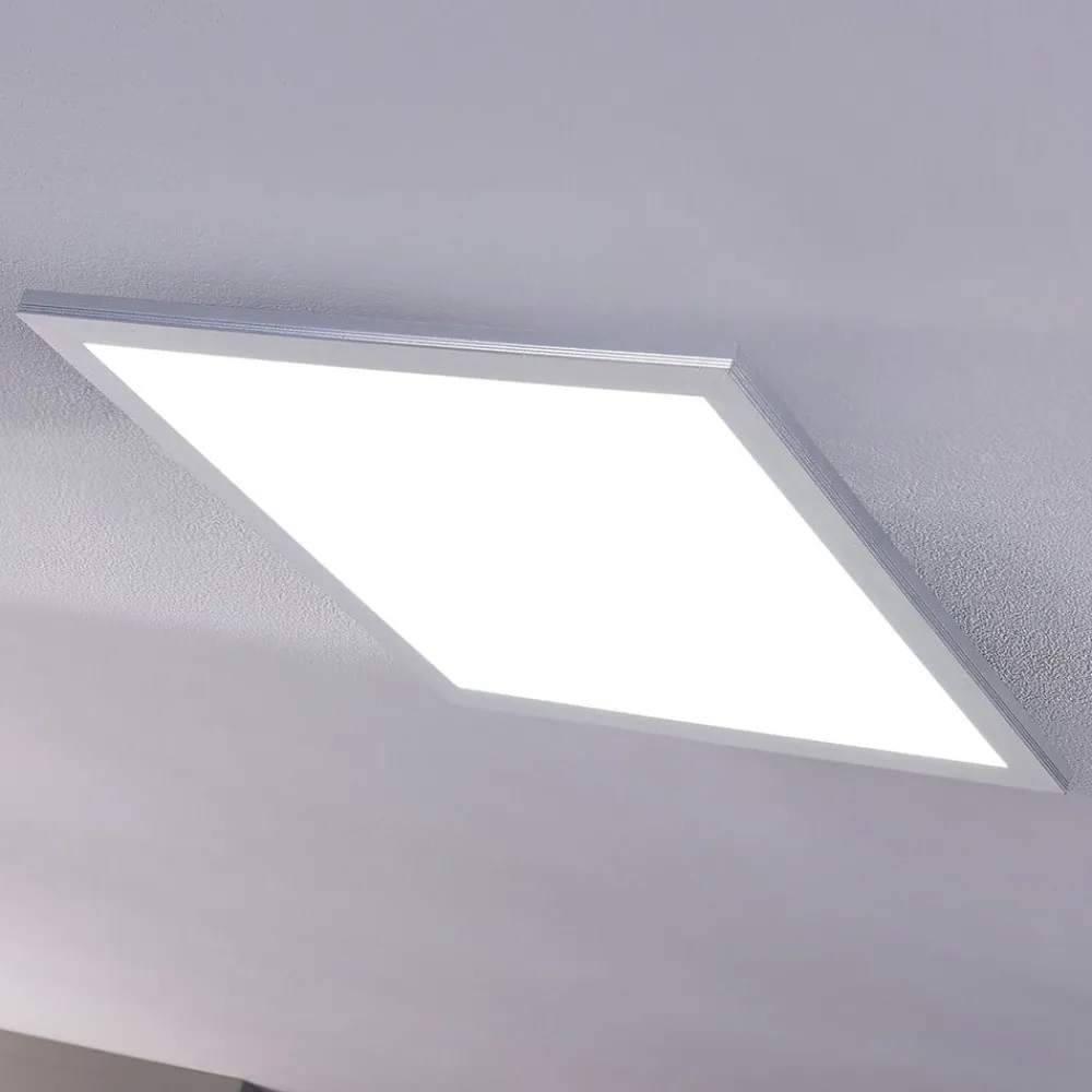 Arbejdsrum/Kontor|Gang ^ Lindby LED-panel Livel, CCT, 40 cm x 40 cm, fjernbetjening