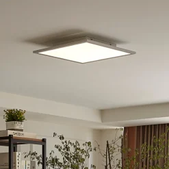 Lindby Arbejdsrum/Kontor|Gang > LED-panel Livel, 4000K, 40 cm x 40 cm, sølv, metal