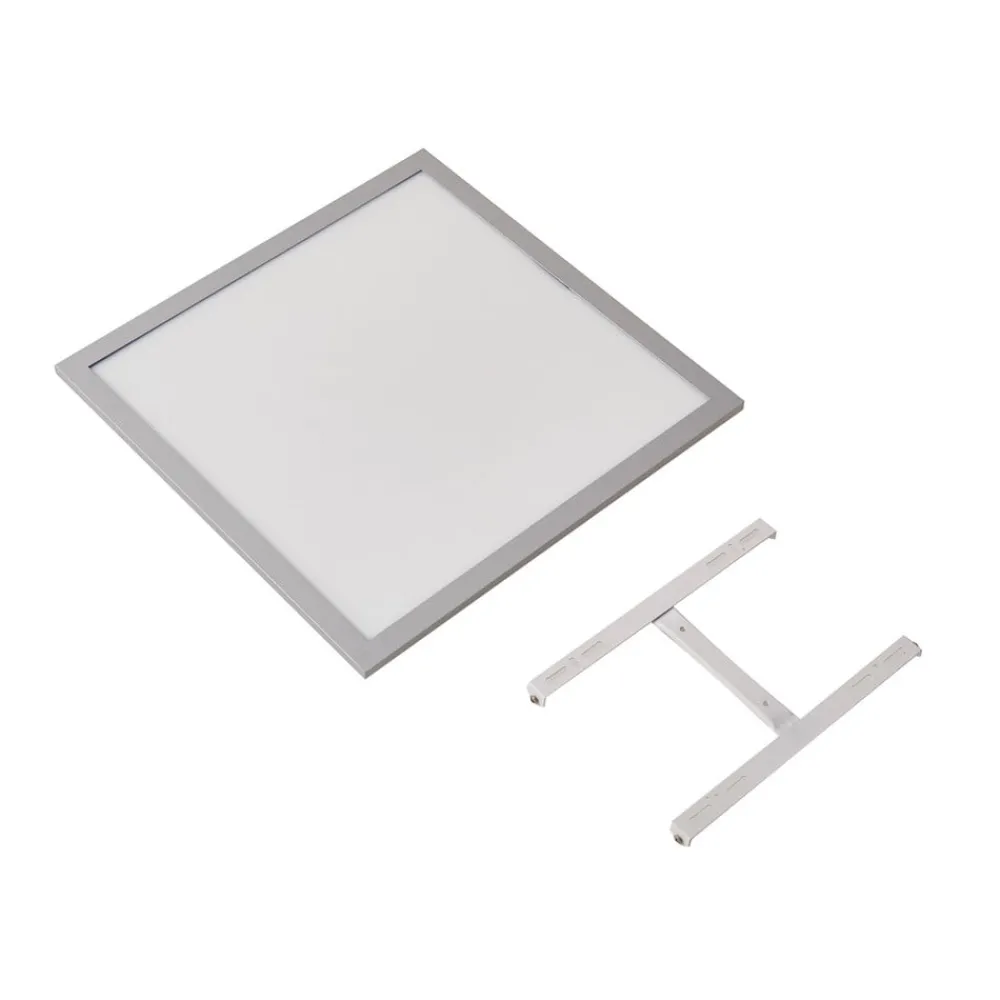 Lindby Arbejdsrum/Kontor|Gang > LED-panel Livel, 4000K, 40 cm x 40 cm, sølv, metal