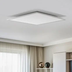 Lindby Arbejdsrum/Kontor|Gang > LED-panel Livel, 4000K, 62 cm x 62 cm, sølv, metal