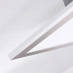 Arbejdsrum/Kontor|Gang ^ Lindby LED-panel Livel, 4000K, 80 cm x 30 cm, sølv, metal