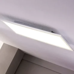 Lindby Arbejdsrum/Kontor|Gang > LED-panel Livel, 4000K, 120cm x 30cm, sølv, metal