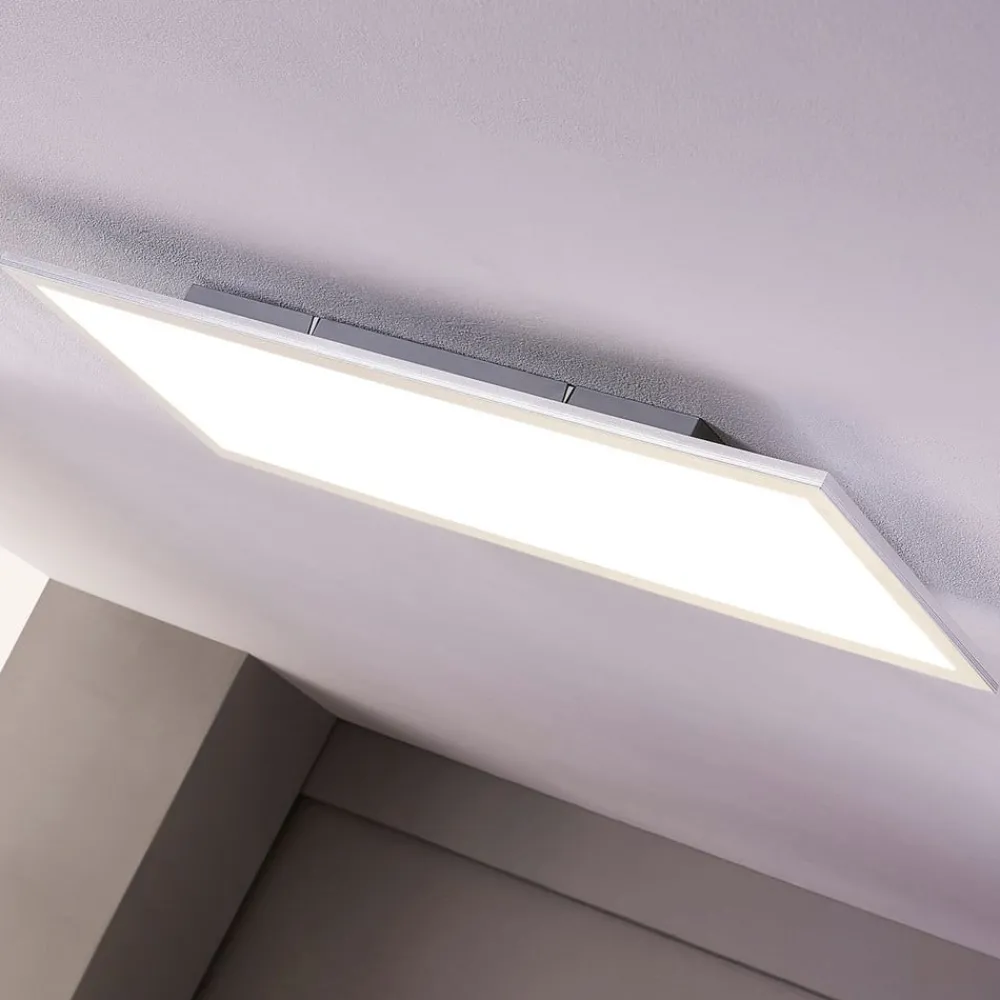 Lindby Arbejdsrum/Kontor|Gang > LED-panel Livel, 4000K, 120cm x 30cm, sølv, metal