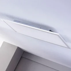 Lindby Arbejdsrum/Kontor|Gang > LED-panel Livel, 4000K, 120cm x 30cm, sølv, metal