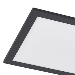 Lindby Arbejdsrum/Kontor|Gang > LED-panel Nelios, 80 x 30 cm, CCT, sort, metal