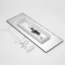 Lindby Arbejdsrum/Kontor|Gang > LED-panel Nelios, 80 x 30 cm, CCT, sort, metal