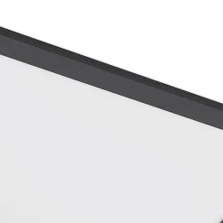 Arbejdsrum/Kontor|Gang ^ Lindby LED-panel Nelios, 120 x 60 cm, CCT, sort, metal