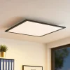 Lindby Arbejdsrum/Kontor|Loftlamper > LED-panel Nelios, 62 x 62 cm, CCT, sort, metal