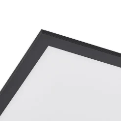 Lindby Arbejdsrum/Kontor|Loftlamper > LED-panel Nelios, 62 x 62 cm, CCT, sort, metal