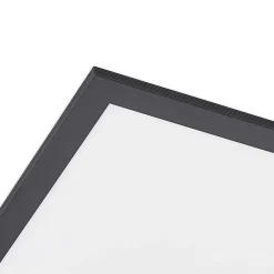 Lindby Loftlamper|Loftlamper > LED-panel Nelios, 62 x 62 cm, 4.000K, sort, metal