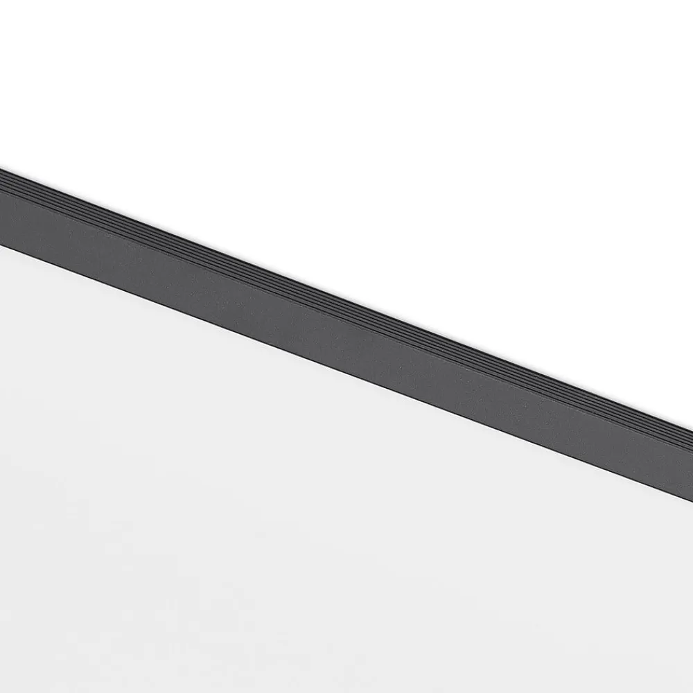 Lindby Arbejdsrum/Kontor|Gang > LED-panel Nelios, 80 x 30 cm, 4.000K, sort, metal
