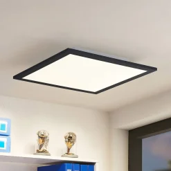 Lindby Arbejdsrum/Kontor > LED-panel Nelios, 40 x 40 cm, 4.000K, sort, metal